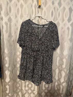 SHEIN Curve floral romper
